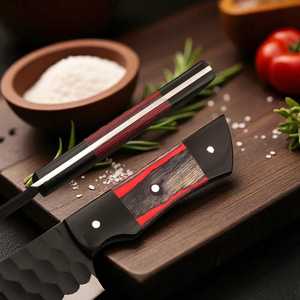 Wholesale High Quality Handmade 5-Piece Chef <b>Knife</b> Set High Carbon Steel Blades Ambidextrous <b>Bone</b> <b>Handles</b> Sustainable - Product Image 5