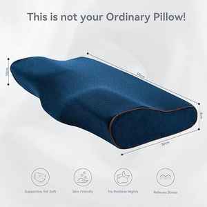 หมอนรองคอเมมโมรี่โฟม, หมอนนอนสบายป้องกันคอหมอนเมมโมรี่โฟม - Product Image 4