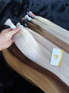 Gran Oferta: Extensiones de Cabello Remy Vietnamita 100% Virgen, Cabello Teñido a Granel, Longitud de 20cm a 80cm, Trama Única, Liso Natural, Cabello Minh - Product Image 6