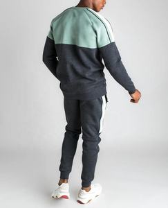 Chándal ajustado para hombre, conjunto de dos piezas con rayas blancas laterales - Product Image 2