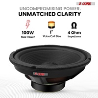 Paire de haut-parleurs de voiture 5 cœurs 8 pouces 1000W 4 Ohms, système de subwoofer à basses profondes