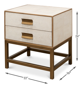 Mesita de Noche Moderna de Lujo Sirase con 2 Cajones, Mesa Auxiliar de Madera para Dormitorio, Sala de Estar, Ideal para Apartamentos - Product Image 6