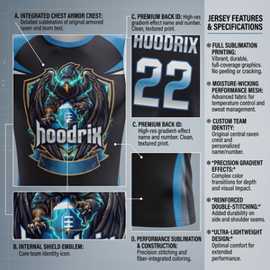 Conjunto de Uniforme de Fútbol Americano Personalizado 7 contra 7, Sublimado con Logotipo del Equipo, Número y Nombre, Ropa Deportiva Transpirable para Jóvenes y Adultos, Precio Directo - Product Image 6
