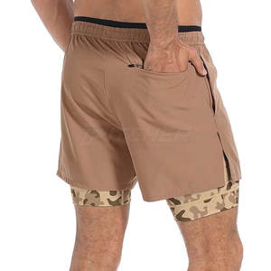 Shorts de sport pour homme, extensibles, respirants et anti-transpiration, pour l'entraînement, la course et les sports. - Product Image 6