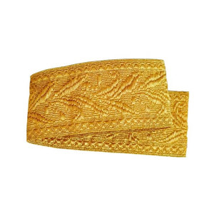 Cordón de alambre ceremonial trenzado de alta calidad para la venta, cinta de alambre dorado para uniformes OEM, trenza de encaje a la venta - Product Image 6