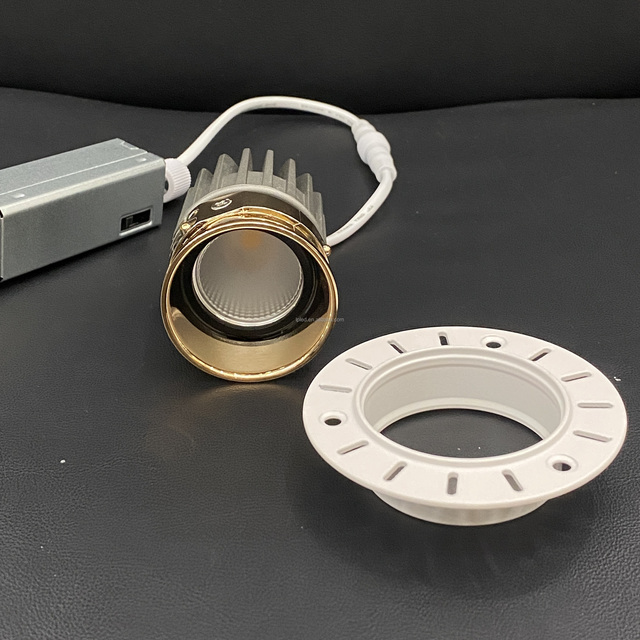 ETL 2inch 8W LED Trimless Downlight Rose Golden CRI90 3CCT5CCT Changeable 100-130V 100-277V 100-347V Dimmable 27k30k40k50k60k