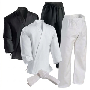 Wholesale MUSARAT SONS SPORTS BJJ Kimono Set Lightweight 100% Cotton Crossover Jacket <b>Elastic</b> Waistband Pants White <b>Belt</b> Durable - Product Image 5