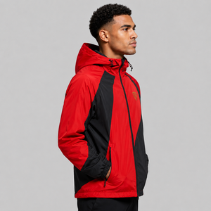 Custom Design <b>Winter</b> High Street Outdoor <b>Running</b> Mens Plus Size Windbreaker <b>Jacket</b> Soft Nylon Rain Waterproof Breathable - Product Image 2