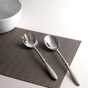 ชุดเครื่องมือเสิร์ฟโลหะสีเงินที่ปรับแต่งได้หรูหราในราคาขายส่ง - Product Image 3