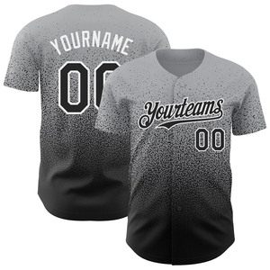 Maillot de baseball imprimé OEM pour hommes avec design américain - Product Image 5