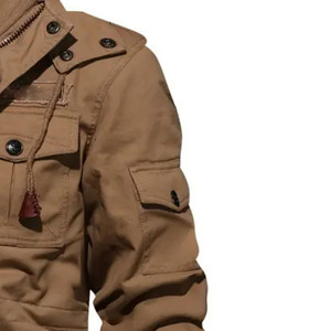 Chaqueta de Forro Polar Premium, Cuello Alto, Impermeable, Gruesa, Rellena de Plumón, para Invierno, Fabricante OEM ODM, Directo de Fábrica - Product Image 3