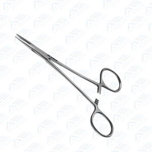 Portaagujas Halsey, 13 Cm, manual de acero inoxidable de alta calidad, instrumentos quirúrgicos certificados por CE, fórceps rectos dentados para - Product Image 2