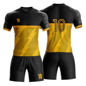 Conjunto de uniforme de fútbol de verano personalizado para hombres, mujeres y niños-Jersey y pantalones cortos personalizados con nombre y número - Product Image 3