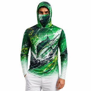 Sweat-shirt de pêche personnalisé à séchage rapide, manches longues, protection UV, vêtements de performance pour pêcheurs, vêtements d'extérieur - Product Image 1