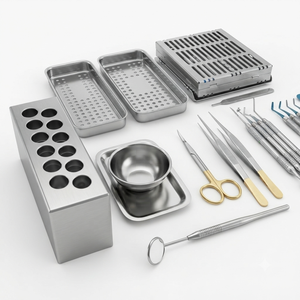 Kit chirurgical dentaire Delta Med PRF, instruments pour fibrine riche en plaquettes, outils manuels ergonomiques pour chirurgie orale, argent, certifié CE - Product Image 6