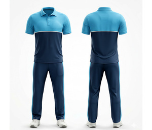 Professional Sports <b>Cricket</b> Uniform Manufacturer Supplier | Men Women Youth <b>Cricket</b> Wears Polo Shirt and Trouser Full Team - Product Image 2