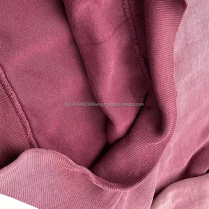 Sudadera con Capucha de Felpa Francesa 100% Algodón, Lavada con Ácido, Estilo Retro, Decolorada por el Sol, para Hombre - Product Image 4