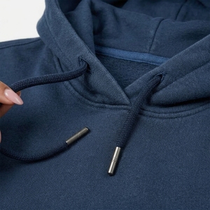 Oversized Crop Hooded <b>Sweatshirt</b> Cartoon <b>Navy</b> Blue Fleece Unisex Regular Sleeve Pocket Design Spring Digital Printing - Product Image 5