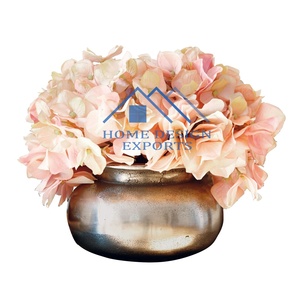 Florero Moderno con Acabado Plateado para Mesa, Decoración del Hogar, Decoración de Bodas, Diseño Abstracto de Metal, Más Vendido - Product Image 2