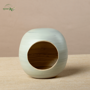 Handcrafted Bamboo <b>Pet</b> Kennel Cage Eco-Friendly Bamboo Dog and Cat <b>House</b> for Indoor and Outdoor Use - Product Image 2