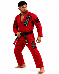 Custom BJJ Gi 450 GSM Pearl Weave 100% Cotton Brazilian Jiu Jitsu Uniform Shrink-Proof Breathable Durable Embroidery OEM Private - Product Image 2