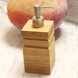 Minimalist White Wooden Dispense Bathroom <b>Accessories</b> Set Modern Style for Bath & <b>Toilet</b> Supplies - Product Image 4