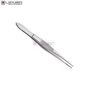 Pinces Graefe Iris 1 x 2 dents à pointe fine, instruments chirurgicaux médicaux pour ophtalmologie, chirurgie oculaire, en acier inoxydable - Product Image 3