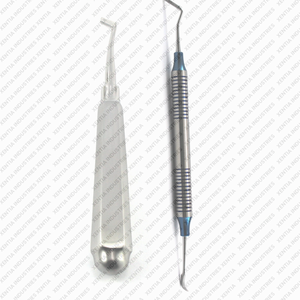 Kit d'instruments orthodontiques dentaires : Poussoir de bandes, sonde dentaire, outils de placement de ciment et de nettoyage en acier inoxydable - Product Image 4