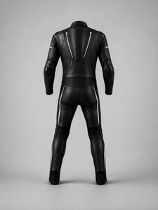 Black <b>Summer</b> Biker Moto Leather <b>Motorcycle</b> Racing Suit <b>Jacket</b> Trousers Set Windproof Breathable Waterproof Plus Size Protective - Product Image 2