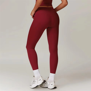Nouveau design optimal, logo personnalisé, vêtements de sport respirants et antibactériens, leggings de yoga, taille élastique, fabrication OEM ODM, vente en gros - Product Image 2