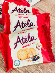 ขนมข้าวเกรียบงาอบกรอบ ATELA 150 กรัม รสเค็มหวาน น้ำเกลือน้อย คาร์โบไฮเดรตต่ำ รับผลิตแบบ ODM OEM ผลิตในเวียดนาม มีตัวอย่างให้ทดลองฟรี - Product Image 4