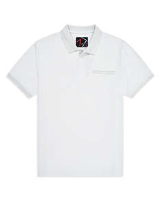 Men's <b>White</b> Short Sleeve <b>Polo</b> Shirt Regular Fit 100% Cotton Pique Fabric Casual Style Breathable Solid Color - Product Image 1