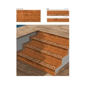Vente en gros de carreaux de rehausseur de marche modernes de 4 pieds faciles à entretenir carreaux de porcelaine au fini bois vitrifié pour escaliers modernes - Product Image 5