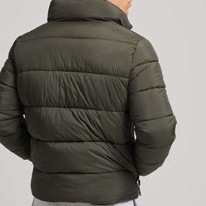 Winter 2026 Wholesale Custom Printed Puffer <b>Jacket</b> for Men Customized Casual Winter Polyester Bubble <b>Jacket</b> for Men with Pockets - Product Image 2