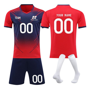 ชุดฝึกซ้อมฟุตบอล โพลีเอสเตอร์ ซับลิเมชั่น เสื้อฟุตบอลพิมพ์ลายตามสั่ง น้ำหนักเบา ระบายอากาศได้ดี เสื้อกีฬา - Product Image 2