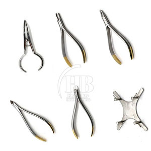 Premium Quality Manual Clinical Instrument Collection Fine Stainless Steel Finish Orthodontic <b>Plier</b> <b>Set</b> CE Certified Reusable - Product Image 4