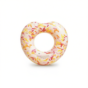 Anillo de natación Donut Heart de 104x99 cm, hecho de material duradero para deportes acuáticos - Product Image 1