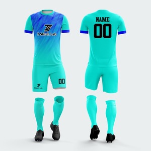 Conjunto de Uniforme de Fútbol para Adultos Blanco/Negro Sublimado Personalizado con Nombre y Número del Equipo, Pantalones Cortos de Cintura Elástica de Secado Rápido, Jersey para Todas las Temporadas - Product Image 1