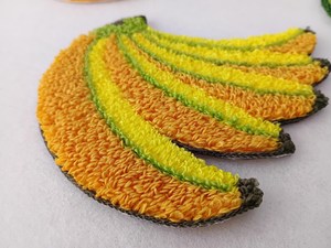 Juego de Posavasos Bordados con Frutas - Posavasos para Bebidas Hechos a Máquina, Kiwi, Plátano, Aguacate, Fresa, Decoración Linda para Cocina, Regalo para el Hogar - Product Image 4