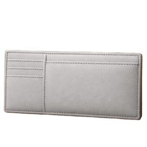 Ce portefeuille long pour femme, fin et minimaliste, est conçu pour une organisation efficace avec plusieurs compartiments. - Product Image 1