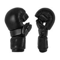 Ensemble de boxe professionnel de qualité supérieure, gants de boxe en cuir de vachette à lacets pour l'entraînement et le sparring, fournisseur en gros ODM OEM