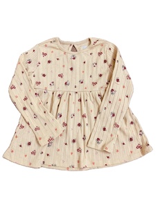 Pointeur côtes fabrication personnalisé imprimé été filles robe décontracté à manches longues t-shirt - Product Image 5