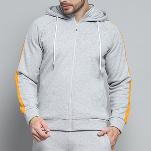 New Design Custom Logo Cotton Full Zip Tracksuit Hoodie Jogger Two Piece Jogging <b>Sweat</b> <b>Suit</b> for Men Casual Sportswear - Product Image 3