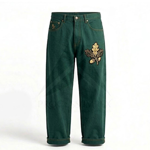 Acid Wash Baggy Jeans Mens Denim Loose Fit Oversized Vintage Style Streetwear Casual Wear Urban Fashion Clothing - Product Image 1