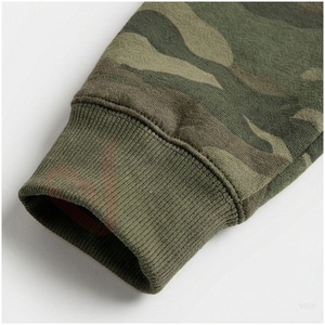 Ensemble de survêtement camouflage pour homme, à capuche, manches longues, pantalon à cordon de serrage, décontracté, pour l'automne, respirant, coupe régulière, 100% coton - Product Image 6