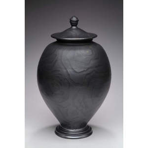 Gold Marble Effect Metal Cremation <b>Urn</b> for Ashes Adult Memorial <b>Urn</b> with Elegant Stone Look Design for Home Remembrance - Product Image 6