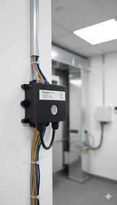 Sensor de Temperatura, Humedad y Calidad del Aire Interior WIN-SN-THIAQ con Salida Analógica / Modbus RS485, Motor AC/DC para Automatización de Edificios - Product Image 2