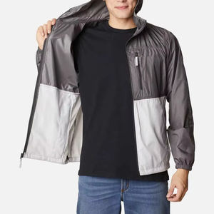 Chaqueta Cortavientos Transpirable, Chaqueta Deportiva de Color Sólido de Secado Rápido para Hombre, MOQ Bajo, Impermeable - Product Image 6