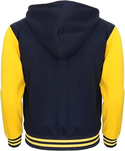 Chaquetas Varsity de Béisbol Personalizadas OEM de Alta Calidad para Hombre, Chaqueta Letterman Personalizada con Mangas de Cuero - Product Image 2
