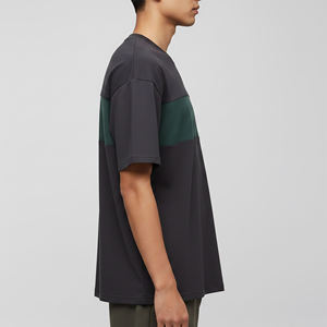 เสื้อยืดผู้ชายไซส์ใหญ่ ดีไซน์ยอดเยี่ยม ผ้าฝ้าย 100% สวมใส่สบาย พิมพ์ลายโลโก้ด้วยผ้าไหมด้านหน้า เป็นมิตรต่อสิ่งแวดล้อม แห้งเร็ว เหมาะสำหรับฤดูร้อน - Product Image 3